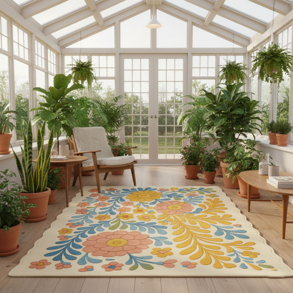 SOLERA - Hand Tufted Floral Carpet